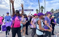 Long Beach community members walk at Team Spirit Long Beach Cancer 5K to raise funds for MemorialCare Todd Cancer Institute to sustain counseling, peer mentorship, nurse navigation and other cancer support services often not covered by insurance.