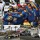 Beachcomber Photos by Bill Wilson
ALEXANDER ROSSI (red cap) won first place at the Indycar Toyota Grand Prix for the third time on April 15, followed by Will Power in second place. Bottom photos show Ros-si’s car rounding the Aquarium turn and the Speed Energy Stadium Super Trucks. It is estimated that the crowd of over 185,000 is the largest turnout for the race in the past 18 years.
