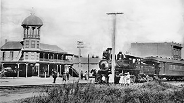 Southern Pacific Railroad Long Beach station.
