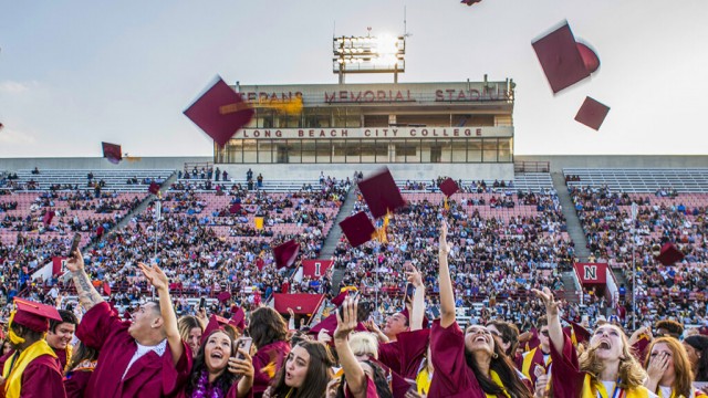 Wilson High School graduation ceremonies in 2022.